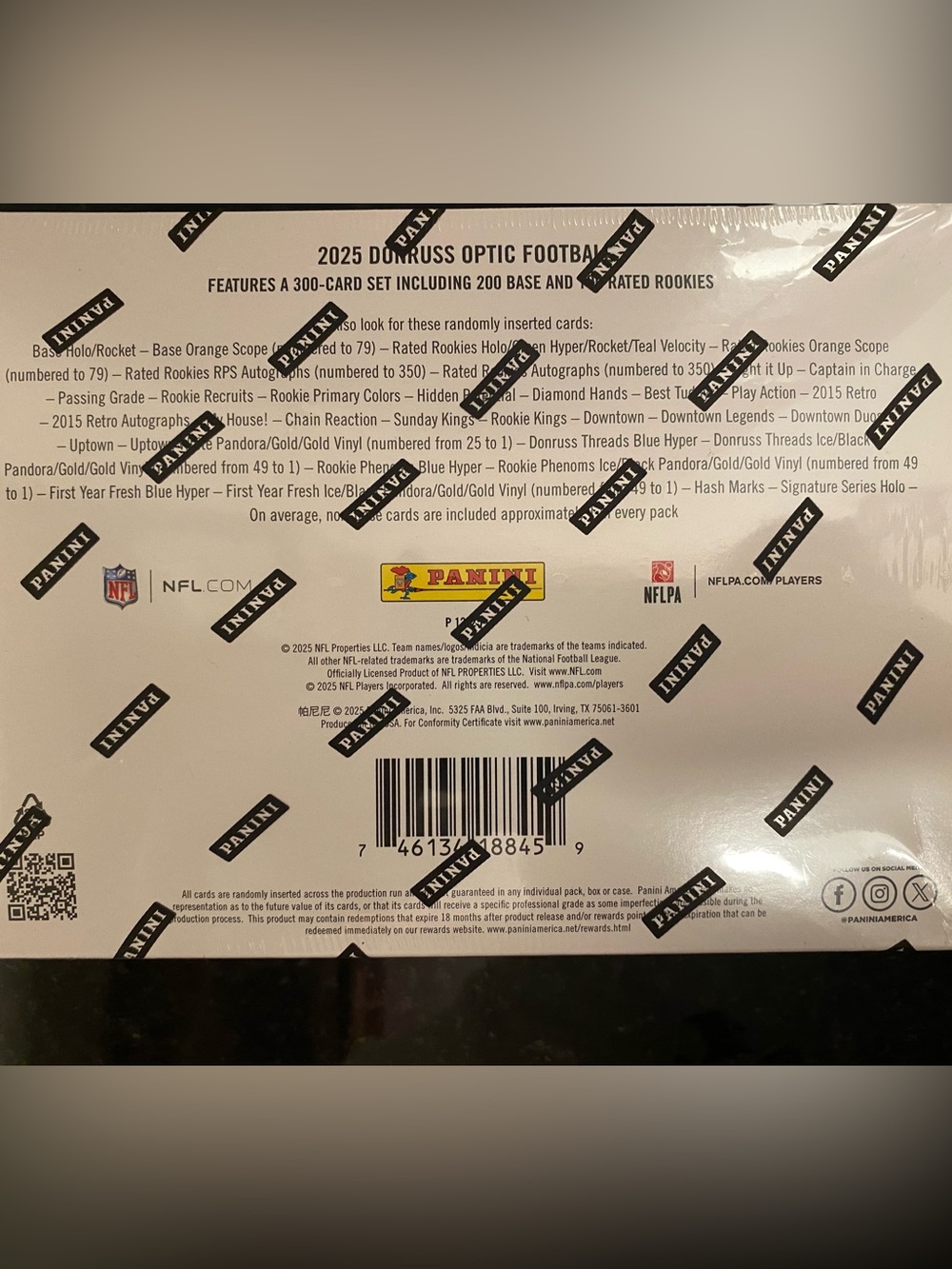 Panini - 2025 Donruss “Optic” NFL Football Mega Box (NEW/SEALED) - Picture 12 of 15